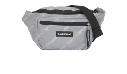 Power Of Dreams Reflective Belt Bag, front view